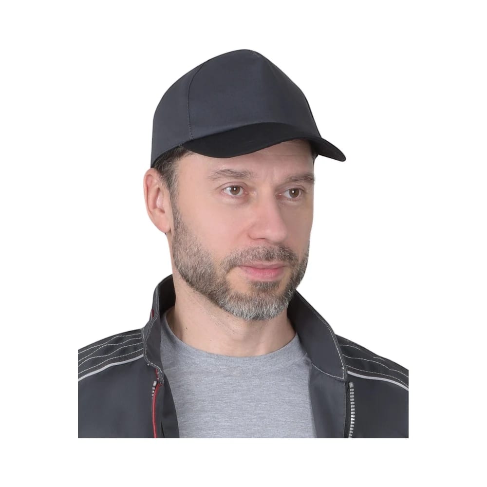 Кепка-бейсболка, тёмно-серый