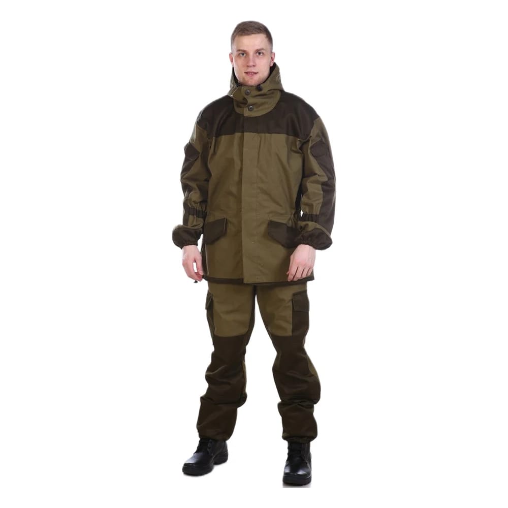 Костюм мужской демисезонный Горка-3 с капюшоном (куртка, брюки), хаки