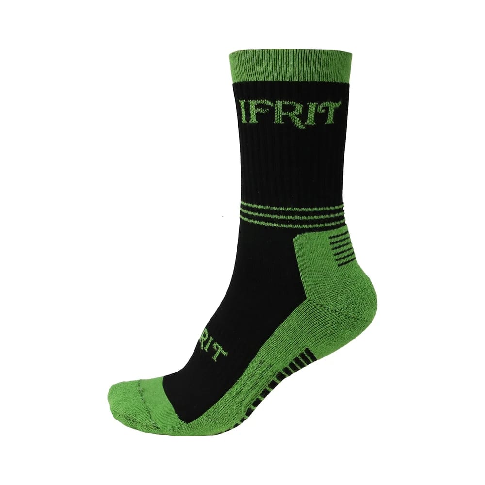 Термоноски IFRIT Cold Max, зелёный с чёрным