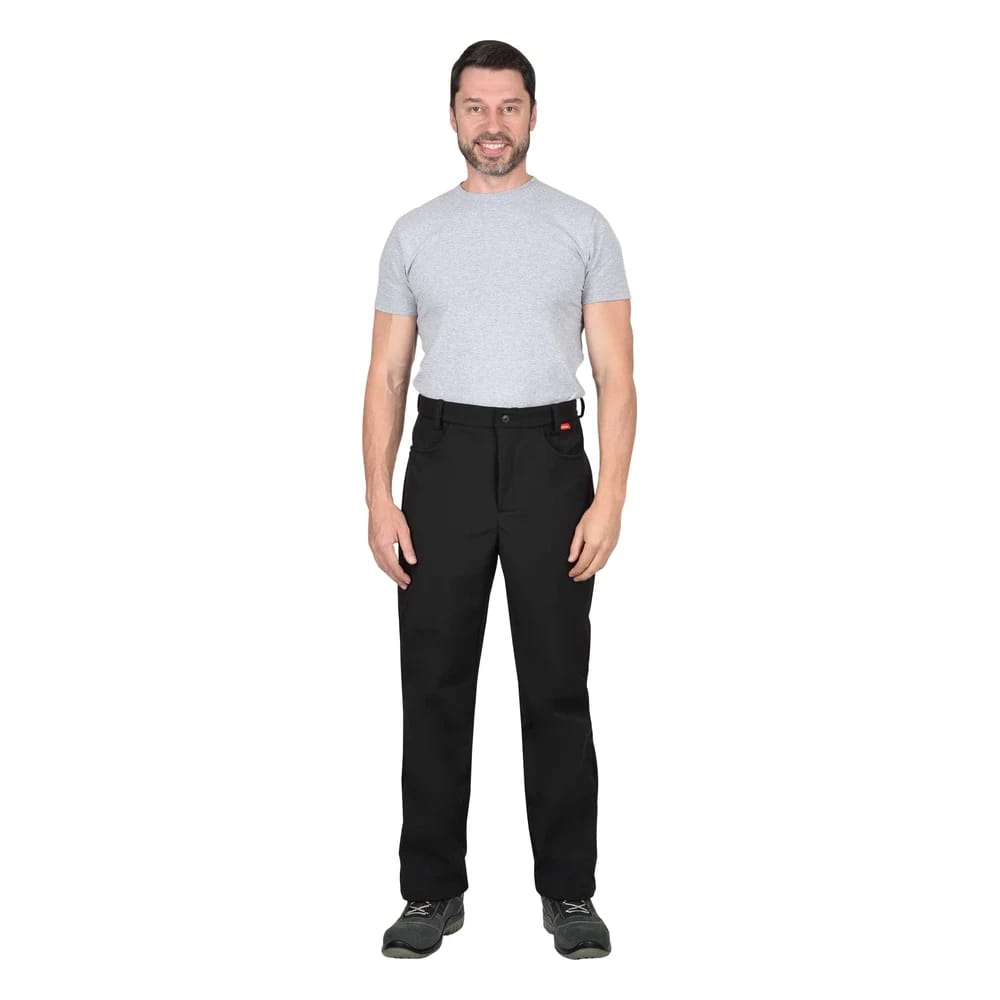 Брюки мужские Азов софтшелл черные