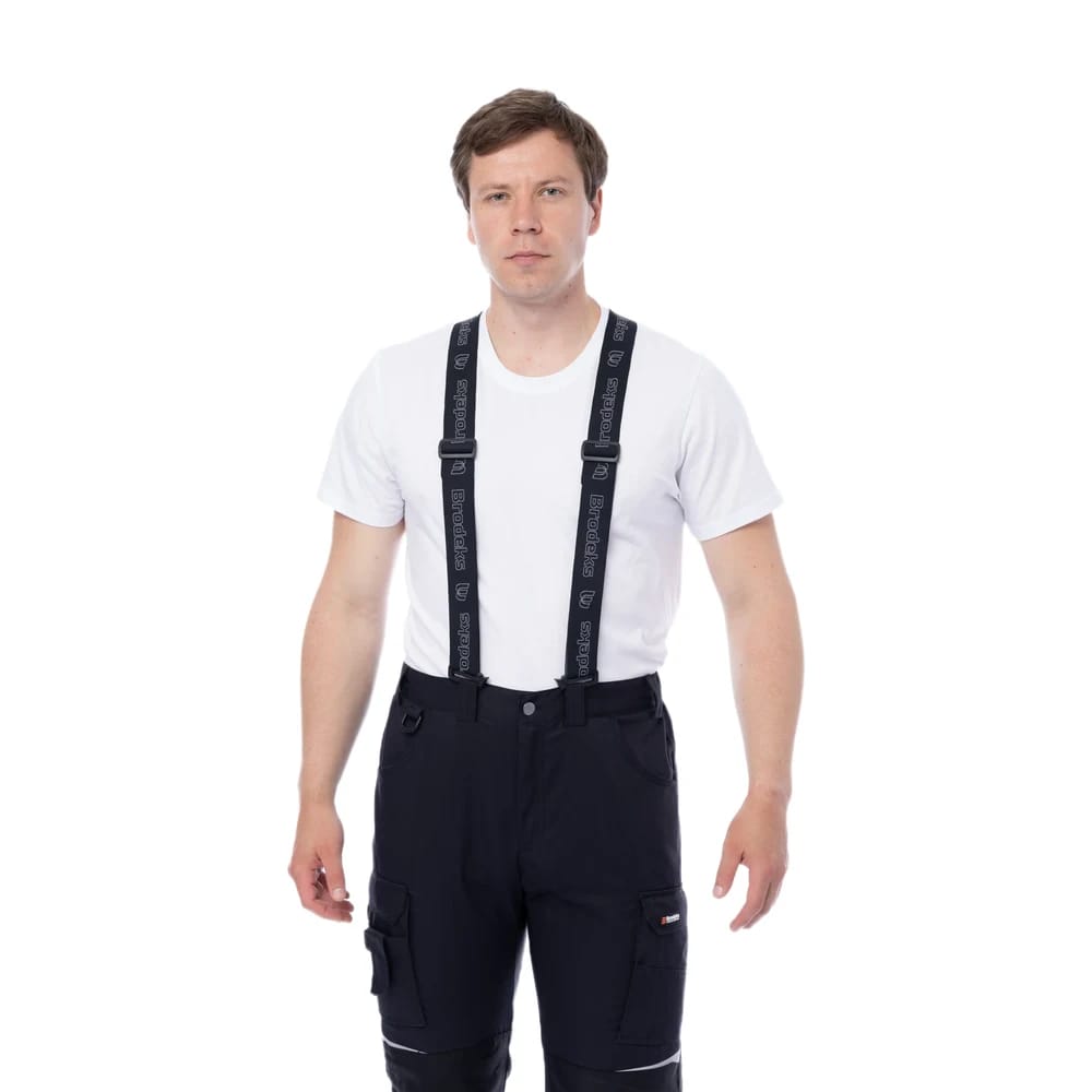 Подтяжки Brodeks КМ108, чёрный