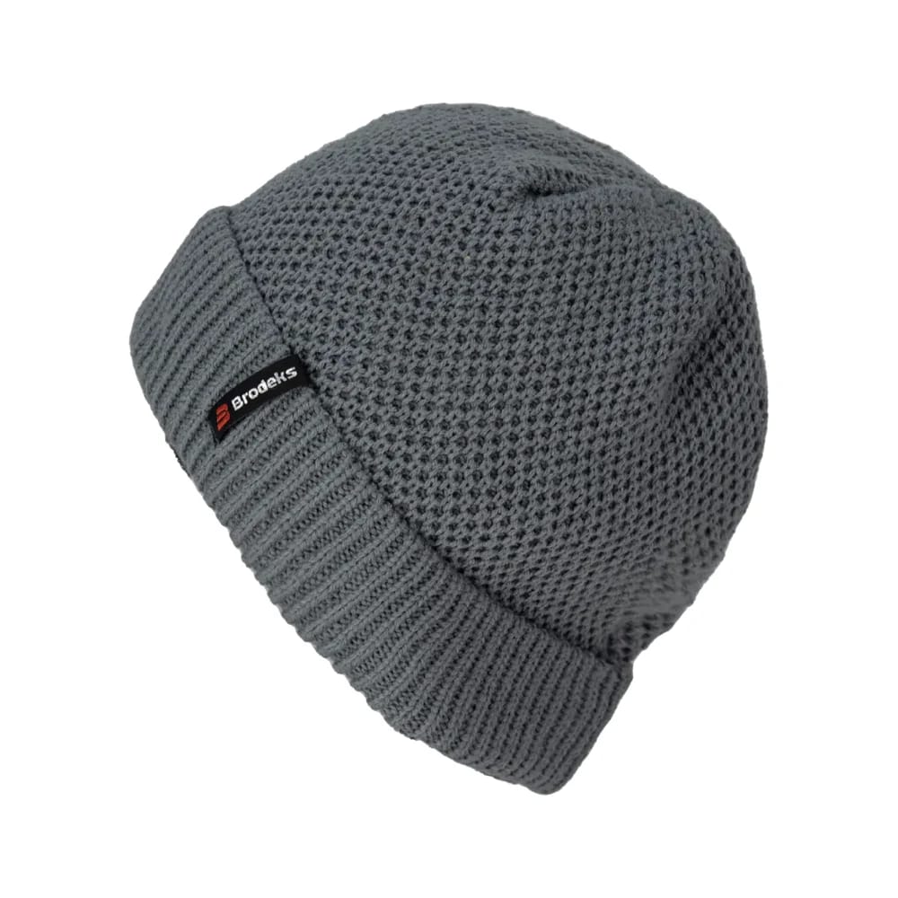 Шапка Brodeks Regular Fleece Warming, серый