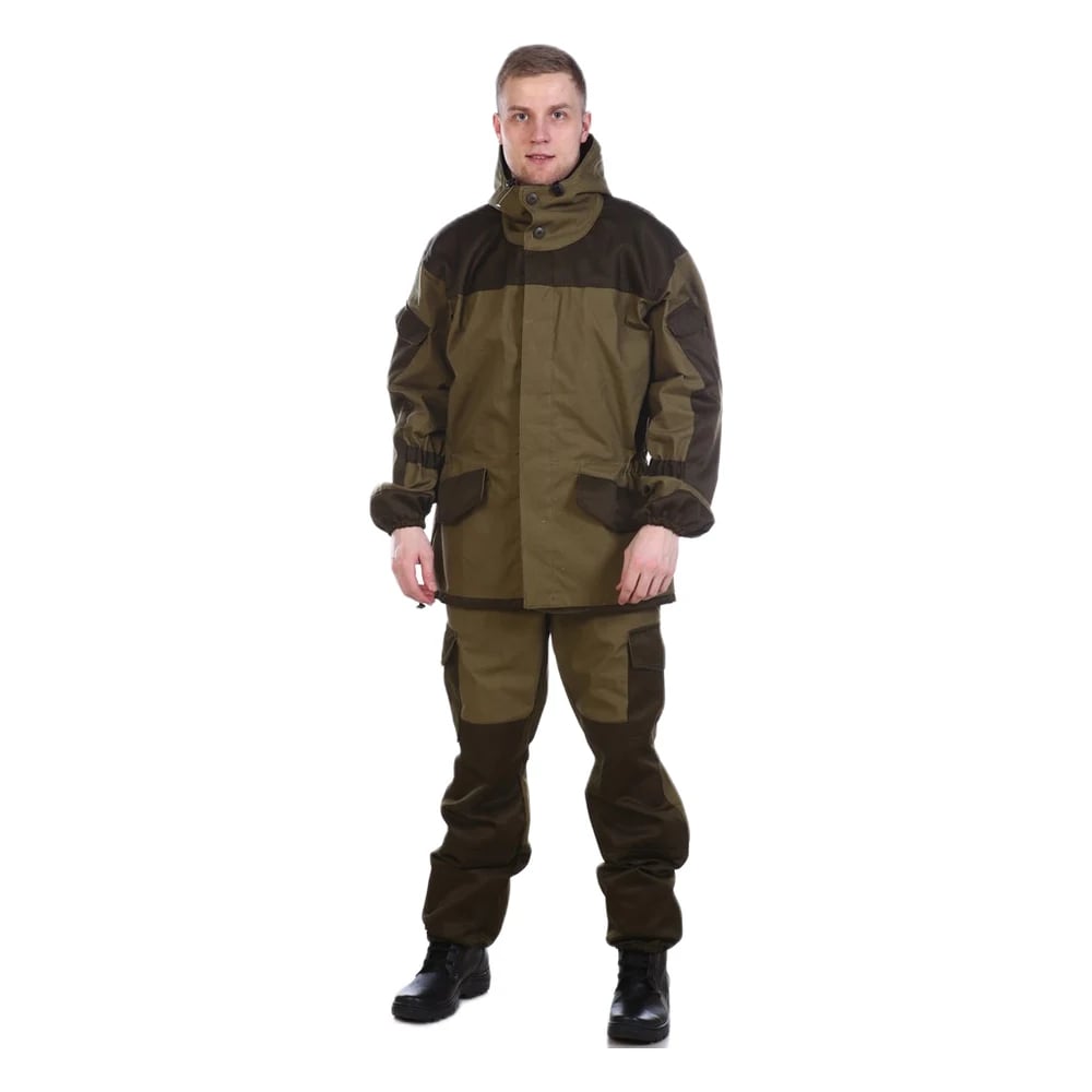 Костюм мужской демисезонный Горка-3 с капюшоном (куртка, брюки), хаки