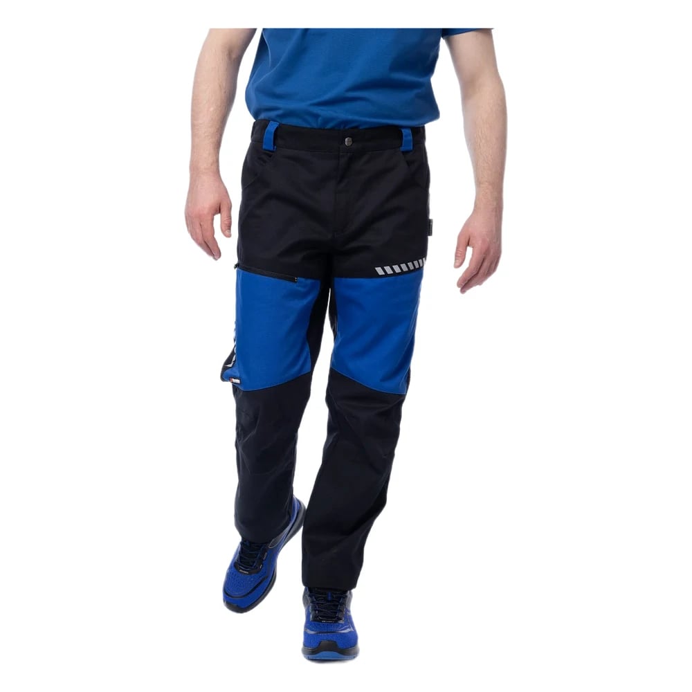 Брюки рабочие мужские летние Brodeks KS334, синий с чёрным — фото 6