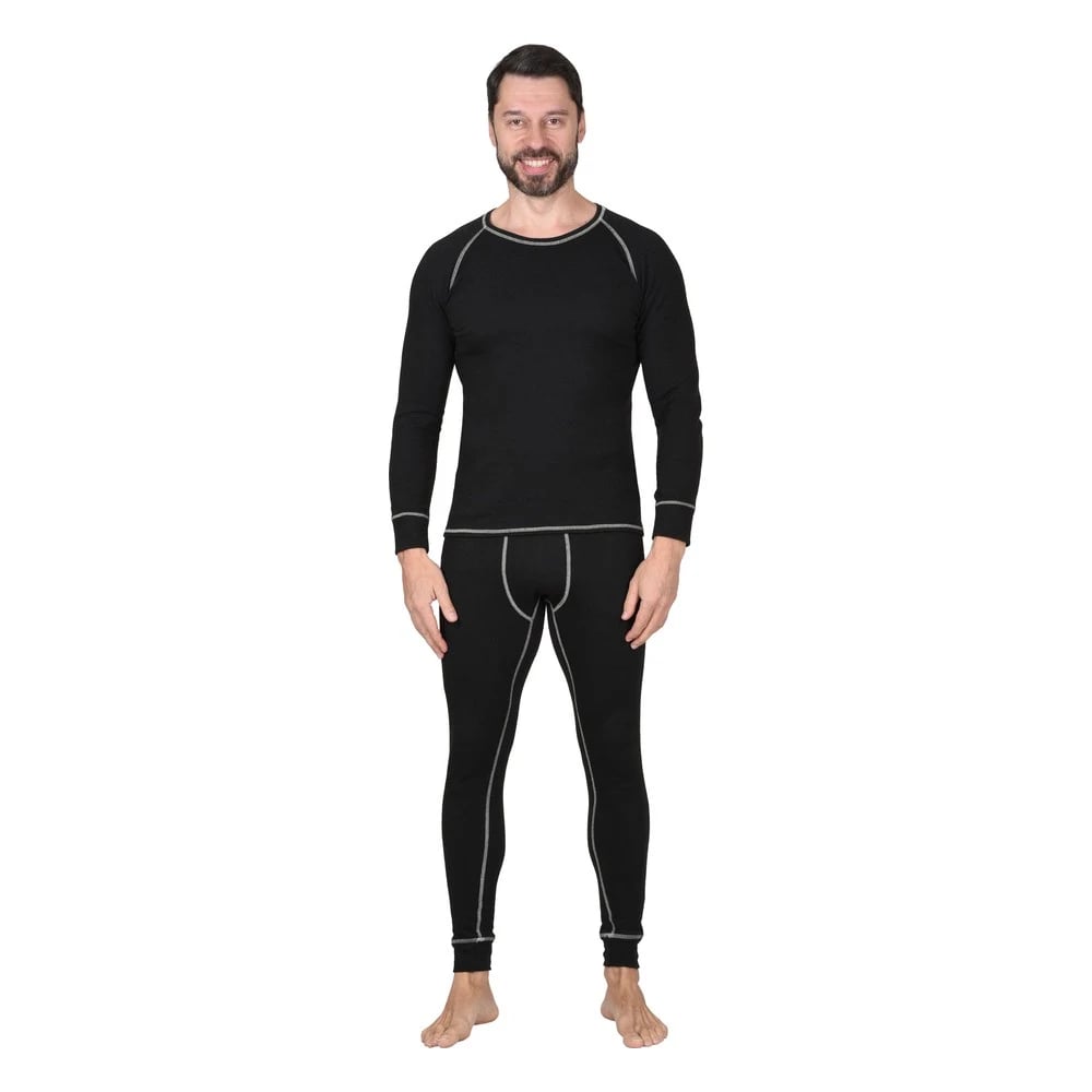 Термобельё Arctic Comfort (фуфайка, кальсоны), чёрный