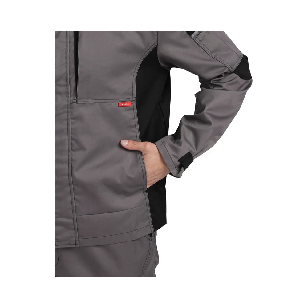 Куртка рабочая мужская летняя Цитрин, серый — фото 5