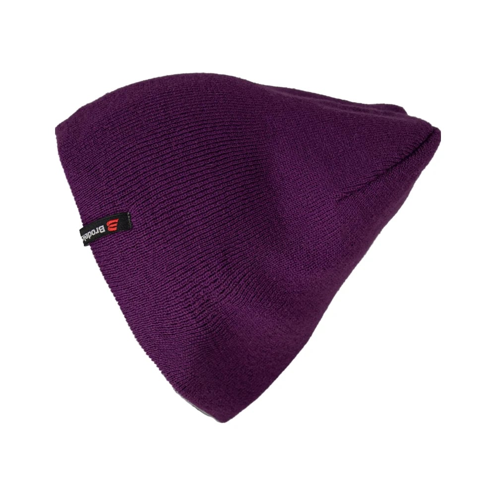 Шапка Brodeks Light Bicolor, фиолетовый с серым
