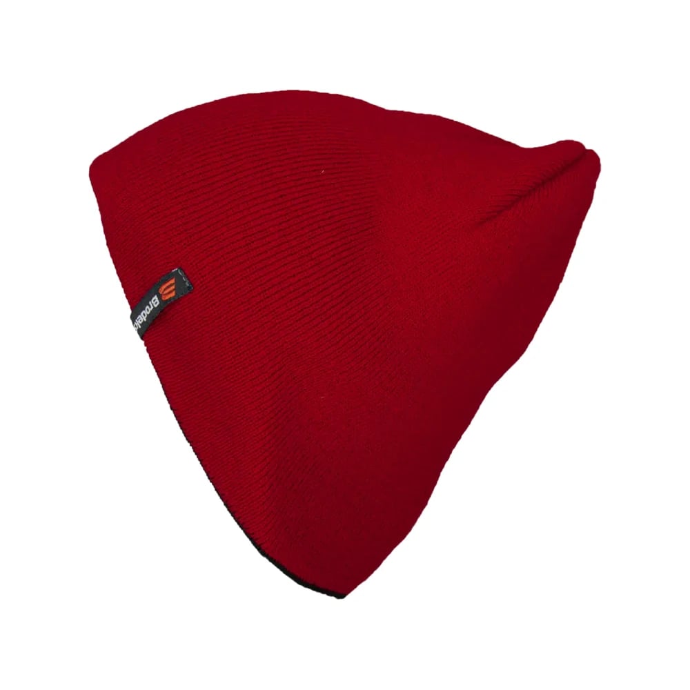 Шапка Brodeks Light Bicolor, красный с чёрным