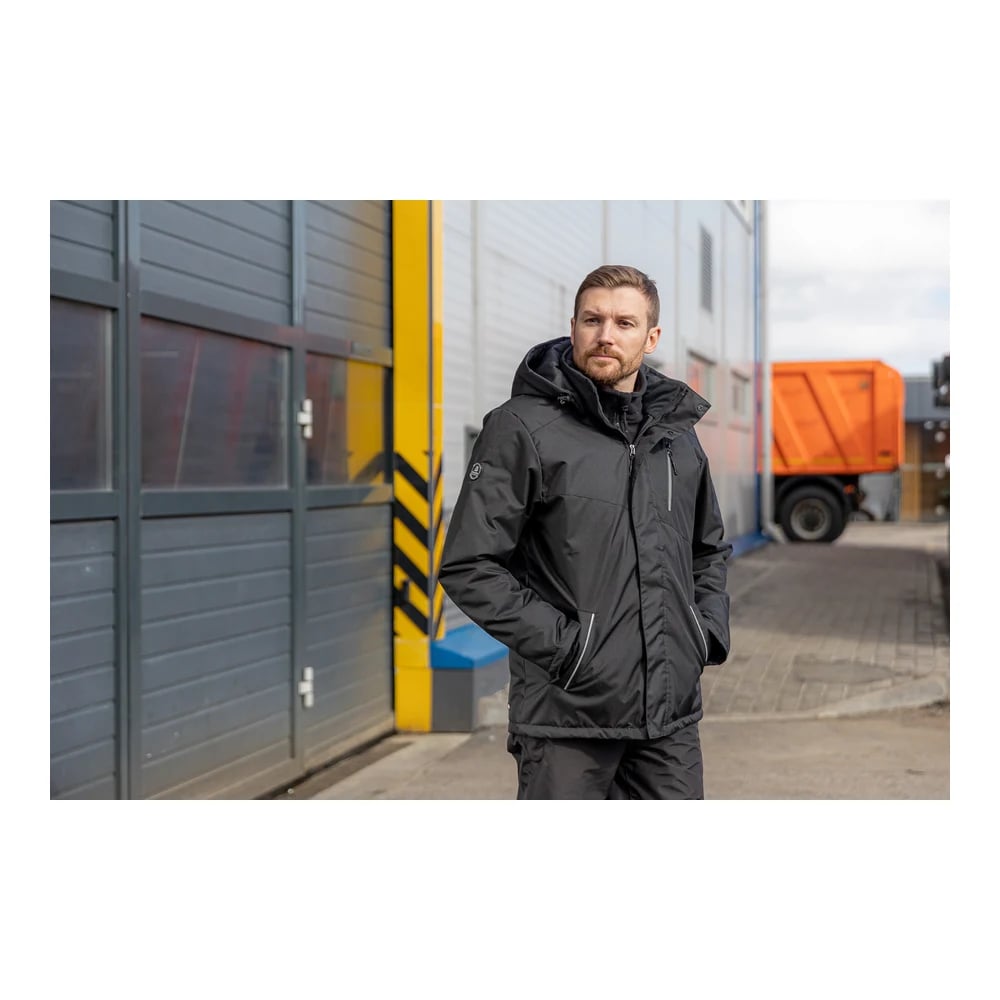 Куртка рабочая мужская зимняя Brodeks KW210, чёрный