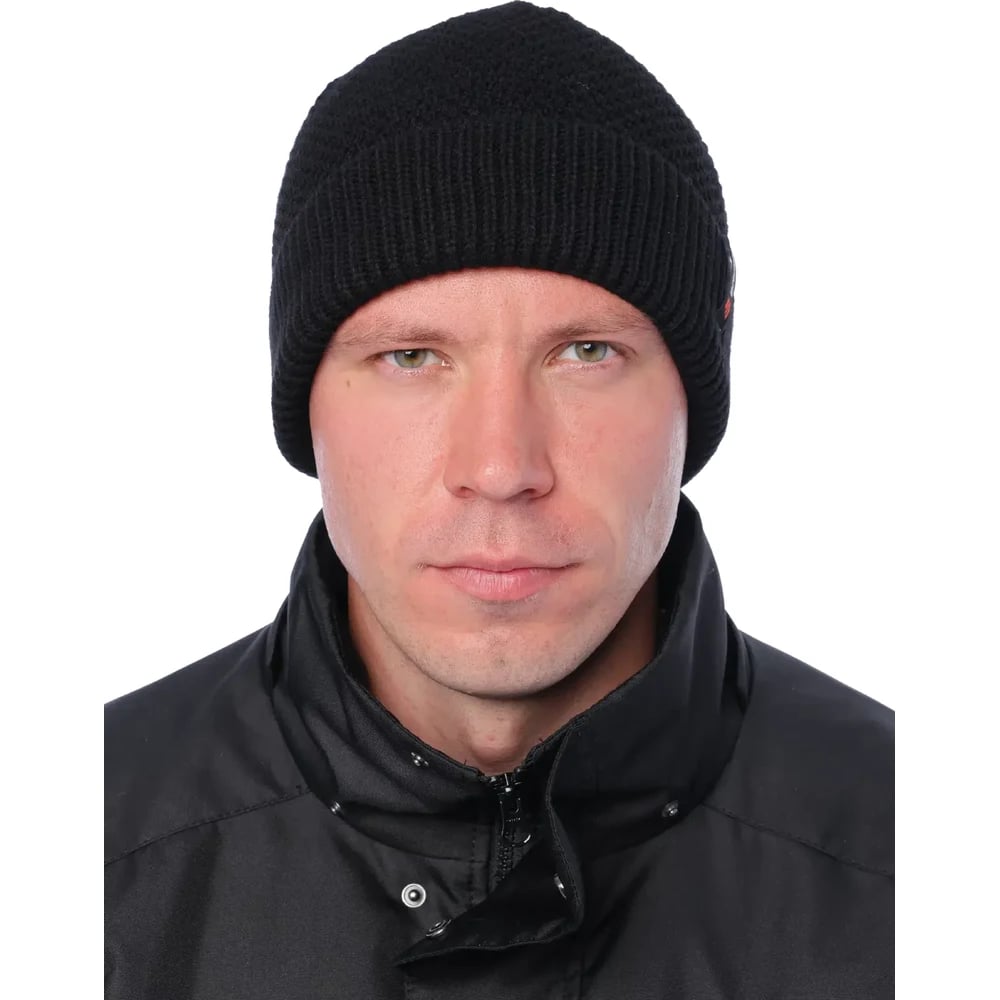 Шапка Brodeks Regular Fleece Warming, чёрный — фото 3