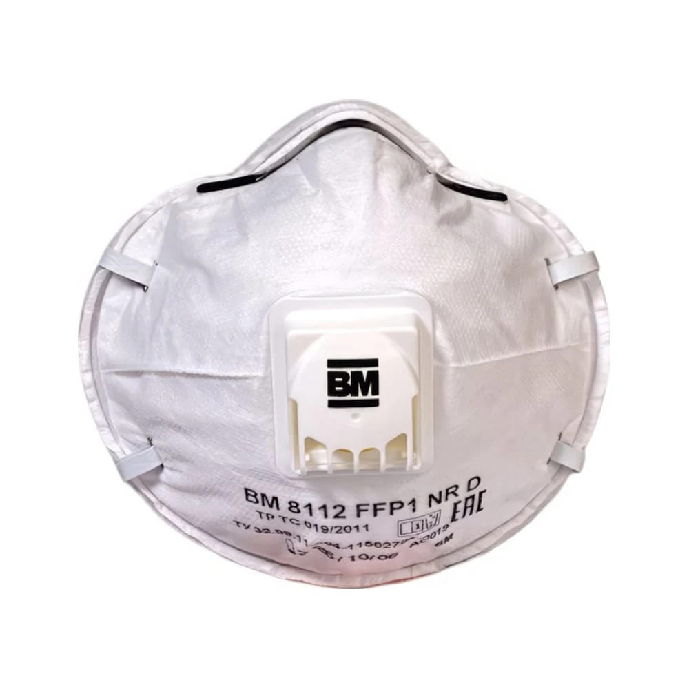 Респиратор ВМ-8112 NR D FFP1 (4 ПДК) с клапаном