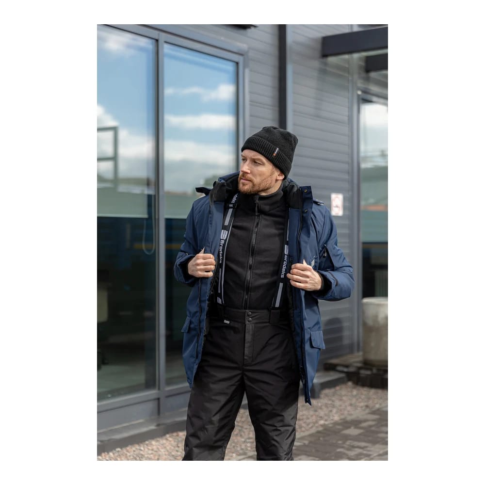 Куртка-парка рабочая мужская зимняя Brodeks KW204, синий