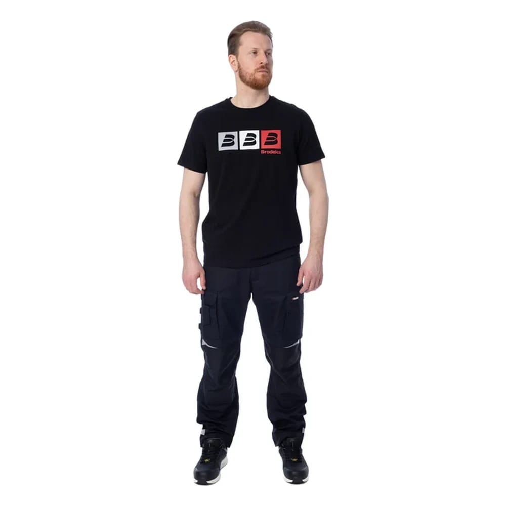 Футболка мужская Brodeks KS705, чёрный