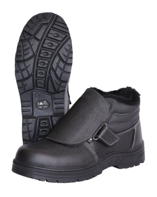 Ботинки сварщика зимние Титан, кожа, ПКП, иск.мех, Нитрил - купить по привлекательной цене в интернет-магазине СпецСнабУрал.