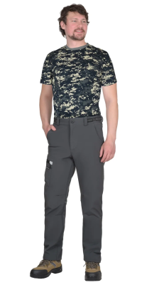 Футболка мужская КМФ светло-серая цифра - купить по привлекательной цене в интернет-магазине СпецСнабУрал.