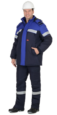 Костюм мужской зимний Сургут-С-Росс куртка, п/к антистат МВО - купить по привлекательной цене в интернет-магазине СпецСнабУрал.