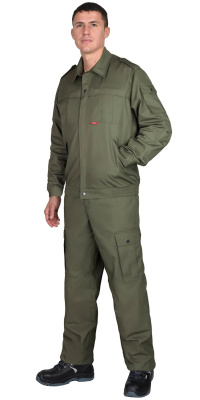 Костюм мужской Тайфун, куртка и брюки, олива - купить по привлекательной цене в интернет-магазине СпецСнабУрал.