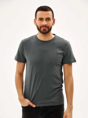 Футболка хлопковая, тёмно-серый - купить по привлекательной цене в интернет-магазине СпецСнабУрал.