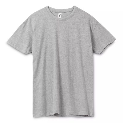 Футболка хлопковая, серый меланж																																															 - купить по привлекательной цене в интернет-магазине СпецСнабУрал.