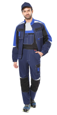 Куртка рабочая мужская Фаворит-Мега, темно-синий - купить по привлекательной цене в интернет-магазине СпецСнабУрал.