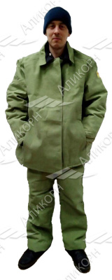 Костюм сварщика утепленный брезентовый - купить по привлекательной цене в интернет-магазине СпецСнабУрал.