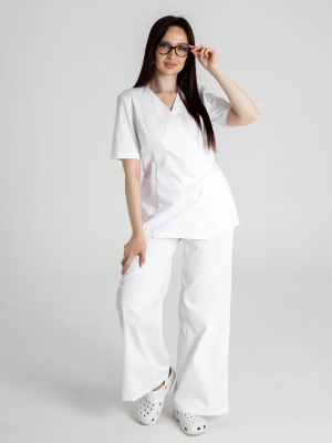 Костюм медицинский Дейзи, белый (Распродажа) - купить по привлекательной цене в интернет-магазине СпецСнабУрал.