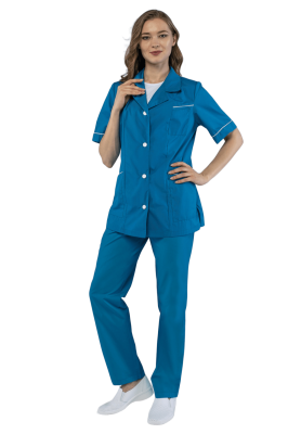 Костюм женский Магнэль, бирюзовый - купить по привлекательной цене в интернет-магазине СпецСнабУрал.