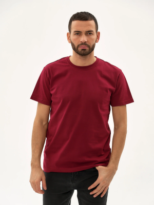 Футболка хлопковая, бордовый - купить по привлекательной цене в интернет-магазине СпецСнабУрал.