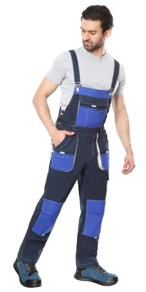 Полукомбинезон мужской Двин, синий с васильковым - купить по привлекательной цене в интернет-магазине СпецСнабУрал.