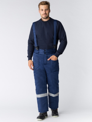 Костюм мужской зимний Труженик-Ультра-1, синий - купить по привлекательной цене в интернет-магазине СпецСнабУрал.