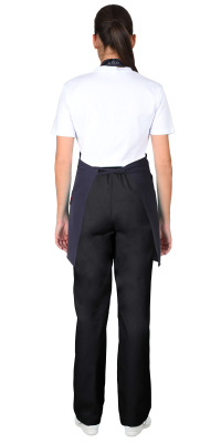 Фартук женский Ирис, синий - купить по привлекательной цене в интернет-магазине СпецСнабУрал.