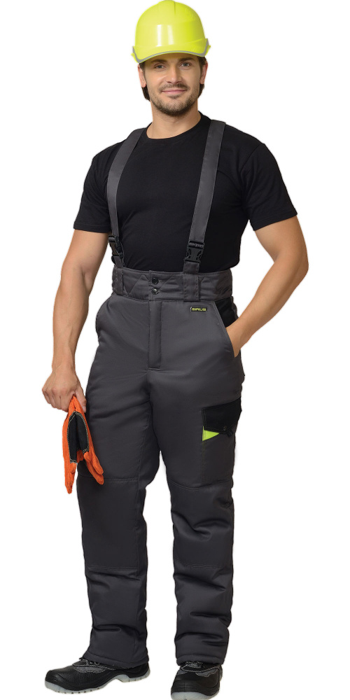 Костюм рабочий мужской зимний Ховард (куртка, брюки), темно-серый - купить по привлекательной цене в интернет-магазине СпецСнабУрал.