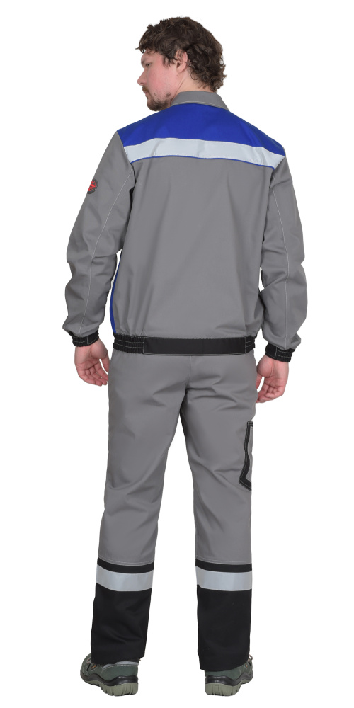Костюм рабочий мужской Мастер (куртка, полукомбинезон), серый - купить по привлекательной цене в интернет-магазине СпецСнабУрал.
