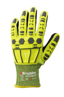 Перчатки рабочие Brodeks GC-22i, серый/черный/желтый - купить по привлекательной цене в интернет-магазине СпецСнабУрал.