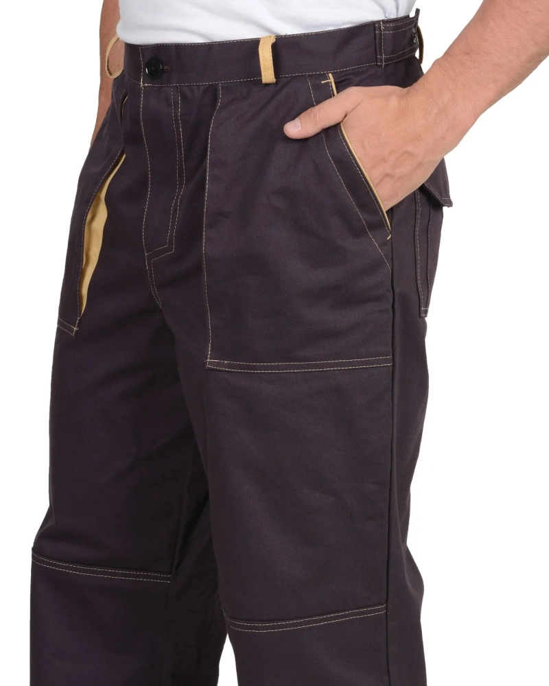 Костюм рабочий мужской Троя (куртка, брюки), коричневый - купить по привлекательной цене в интернет-магазине СпецСнабУрал.