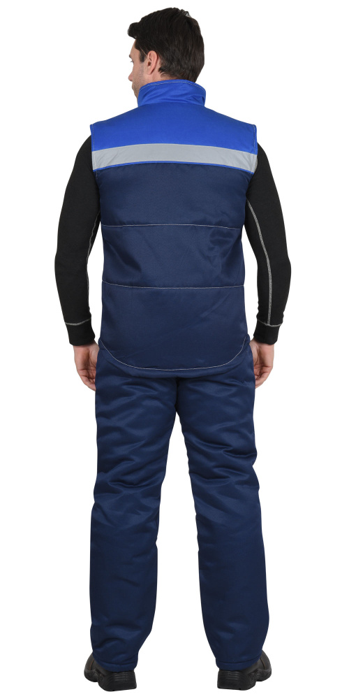 Жилет мужской утепленный Навигатор, темно-синий - купить по привлекательной цене в интернет-магазине СпецСнабУрал.