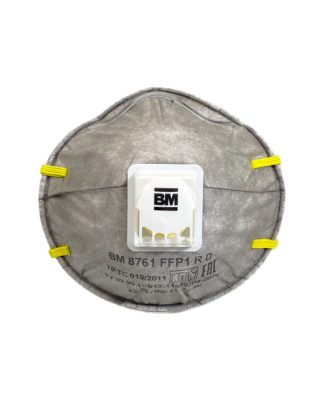 Респиратор ВМ-8761 R D FFP1 (4 ПДК) с клапаном, чашеобразная, от аэрозолей - купить по привлекательной цене в интернет-магазине СпецСнабУрал.