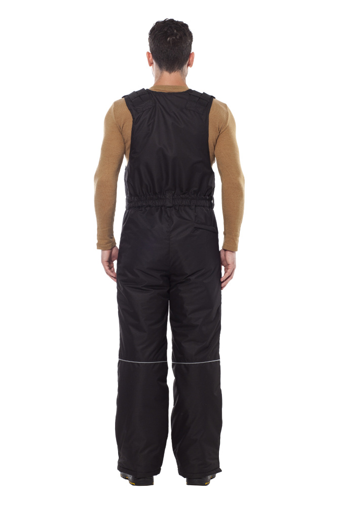 Полукомбинезон мужской зимний Дэлф, черный - купить по привлекательной цене в интернет-магазине СпецСнабУрал.