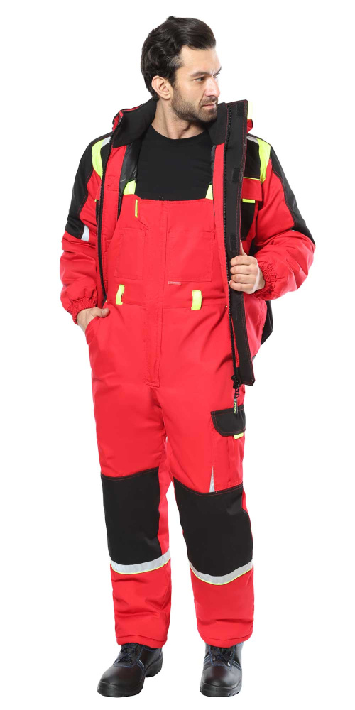 Костюм мужской зимний Стан, красный - купить по привлекательной цене в интернет-магазине СпецСнабУрал.