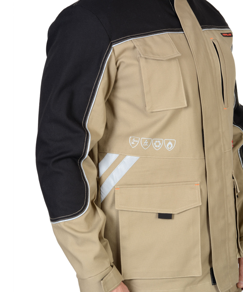 Куртка рабочая мужская длинная Вест-Ворк, бежевый - купить по привлекательной цене в интернет-магазине СпецСнабУрал.