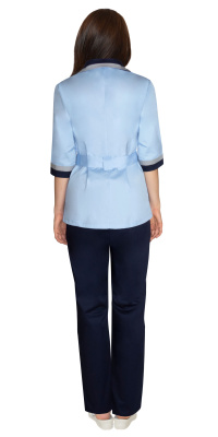 Костюм женский Флора, голубой - купить по привлекательной цене в интернет-магазине СпецСнабУрал.