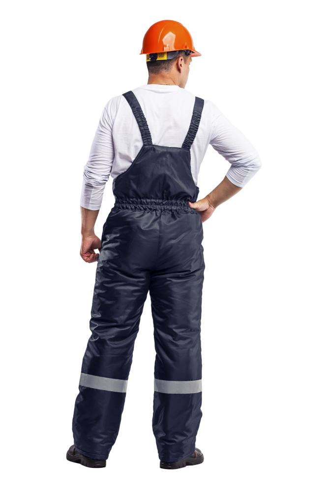 Костюм рабочий мужской зимний Комфорт (куртка, полукомбинезон), темно-синий - купить по привлекательной цене в интернет-магазине СпецСнабУрал.