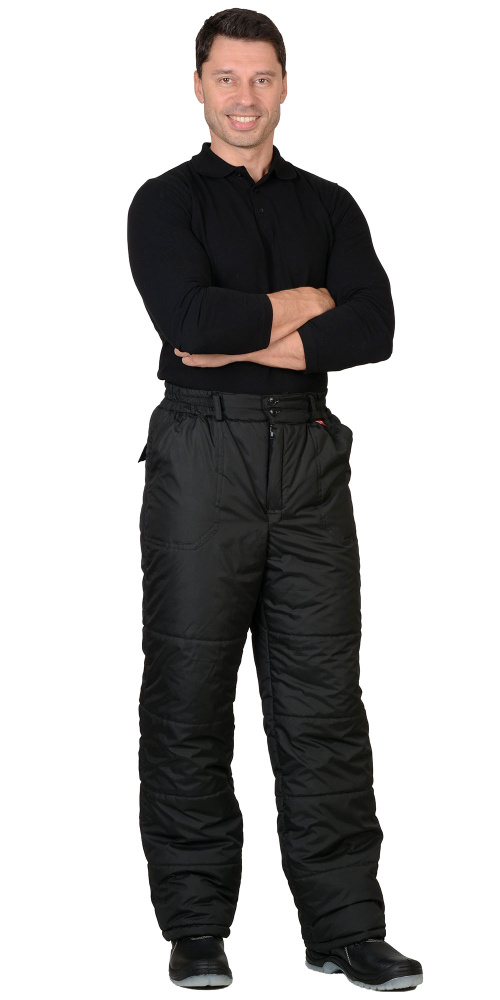 Брюки мужские зимние Европа, черный - купить по привлекательной цене в интернет-магазине СпецСнабУрал.