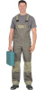 Полукомбинезон рабочий мужcкой Вест-Ворк, оливковый - купить по привлекательной цене в интернет-магазине СпецСнабУрал.