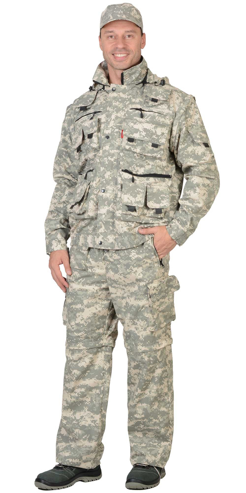 Костюм Тигр с капюшоном (куртка, брюки), камуфляж Пустыня - купить по привлекательной цене в интернет-магазине СпецСнабУрал.