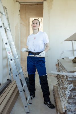 Женские рабочие брюки Brodeks KS328, синий/черный - купить по привлекательной цене в интернет-магазине СпецСнабУрал.
