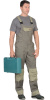 Полукомбинезон рабочий мужcкой Вест-Ворк, оливковый - купить по привлекательной цене в интернет-магазине СпецСнабУрал.
