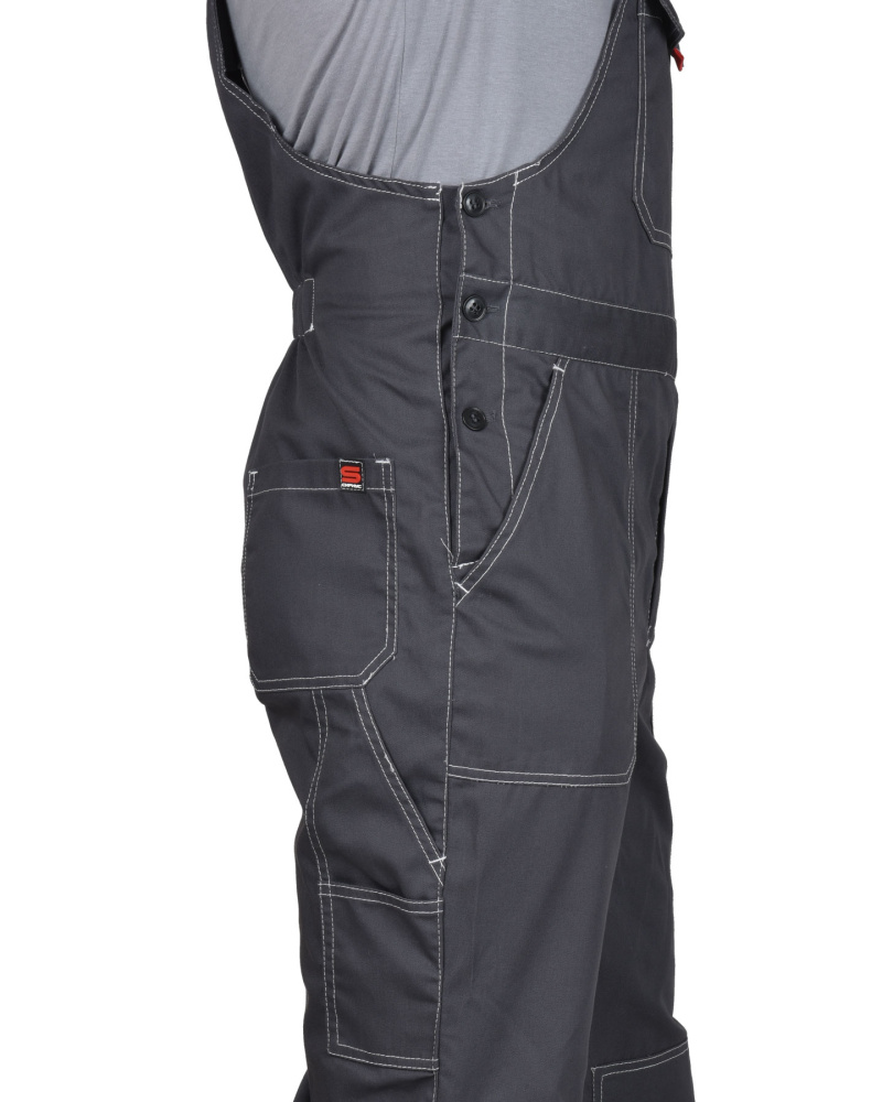 Костюм рабочий мужской Фаворит-Люкс (куртка, полукомбинезон), темно-серый - купить по привлекательной цене в интернет-магазине СпецСнабУрал.