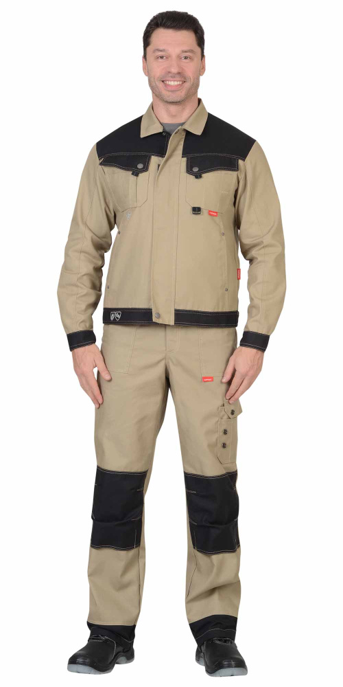 Куртка рабочая мужская Вест-Ворк, бежевый - купить по привлекательной цене в интернет-магазине СпецСнабУрал.