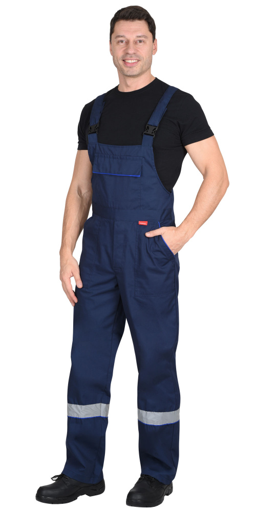Костюм рабочий мужской Мастер (куртка, полукомбинезон), темно-синий - купить по привлекательной цене в интернет-магазине СпецСнабУрал.